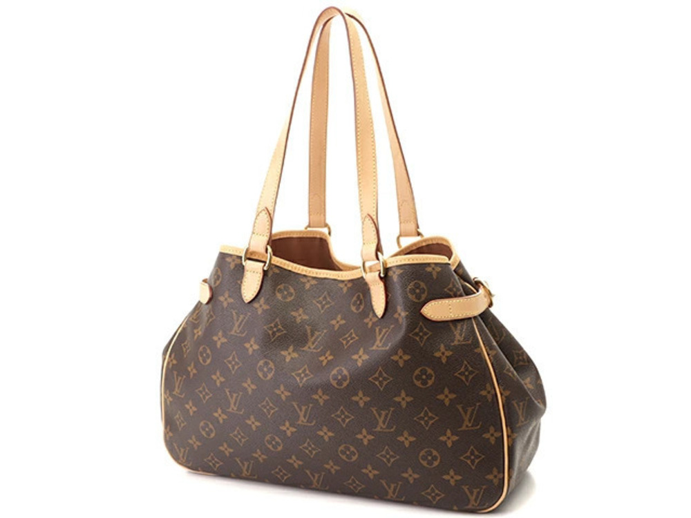 Louis Vuitton Bag Monogram Batignolles Tote Horizontal Brown
